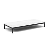 Manutti Zendo Sense Coffee Table 96x46cm h:15cm Lava AF10 Ceramic Marble White 12mm 5K58 