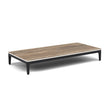 Manutti Zendo Sense Coffee Table 96x46cm h:15cm Lava AF10 Ceramic Travertin Geo 12mm 5K54 