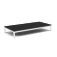 Manutti Zendo Sense Coffee Table 96x46cm h:15cm White AF08 Ceramic Basalt Black 12mm 5K67 