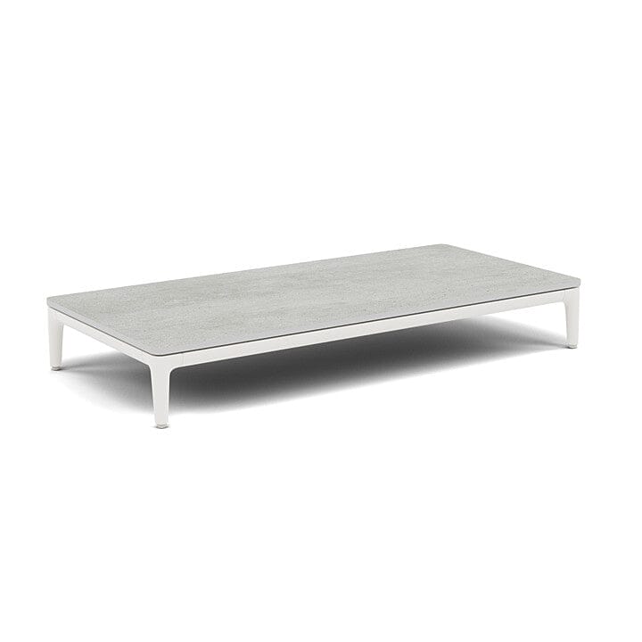 Manutti Zendo Sense Coffee Table 96x46cm h:15cm White AF08 Ceramic Concrete 12mm 5K68 