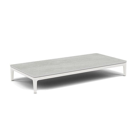 Manutti Zendo Sense Coffee Table 96x46cm h:15cm White AF08 Ceramic Concrete 12mm 5K68 