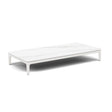 Manutti Zendo Sense Coffee Table 96x46cm h:15cm White AF08 Ceramic Marble White 12mm 5K58 