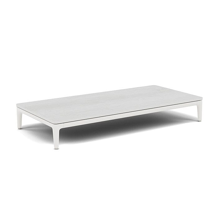 Manutti Zendo Sense Coffee Table 96x46cm h:15cm White AF08 Ceramic Perla 12mm 5K66 