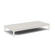 Manutti Zendo Sense Coffee Table 96x46cm h:15cm White AF08 Ceramic Speckled Sand 12mm 5K73 