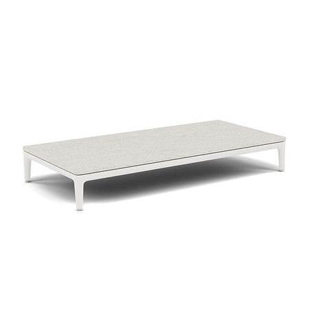 Manutti Zendo Sense Coffee Table 96x46cm h:15cm White AF08 Ceramic Speckled Sand 12mm 5K73 
