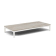 Manutti Zendo Sense Coffee Table 96x46cm h:15cm White AF08 Ceramic Travertin Crema 12mm 5K74 