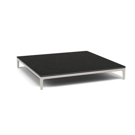 Manutti Zendo Sense Coffee Table 96x96cm h:15cm Flint AF13 Ceramic Basalt Black 12mm 5K67 