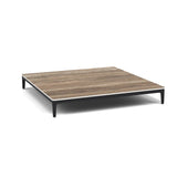 Manutti Zendo Sense Coffee Table 96x96cm h:15cm Lava AF10 Ceramic Travertin Geo 12mm 5K54 
