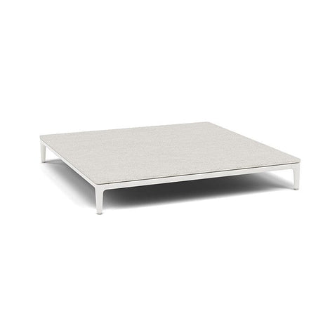 Manutti Zendo Sense Coffee Table 96x96cm h:15cm White AF08 Ceramic Speckled Sand 12mm 5K73 