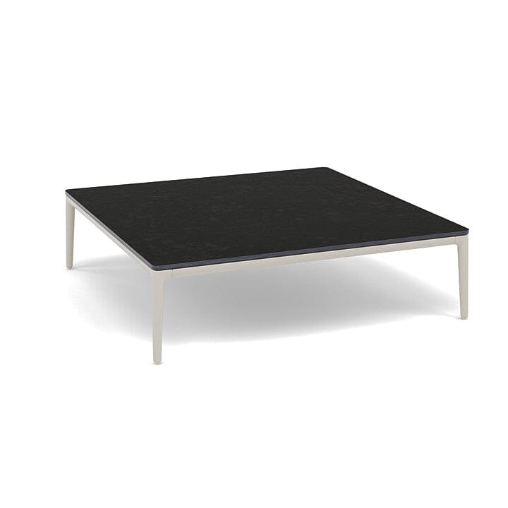 Manutti Zendo Sense Outdoor Coffee Table 96x96cm h:25cm Flint AF13 Ceramic Basalt Black 12mm 5K67 