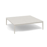 Manutti Zendo Sense Outdoor Coffee Table 96x96cm h:25cm Flint AF13 Ceramic Speckled Sand 12mm 5K73 