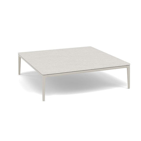 Manutti Zendo Sense Outdoor Coffee Table 96x96cm h:25cm Flint AF13 Ceramic Speckled Sand 12mm 5K73 