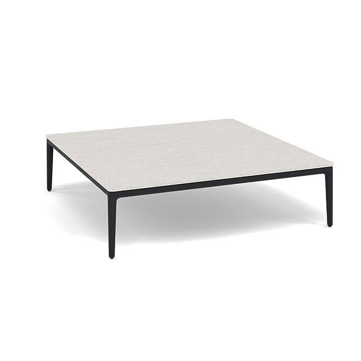 Manutti Zendo Sense Outdoor Coffee Table 96x96cm h:25cm Lava AF10 Ceramic Speckled Sand 12mm 5K73 