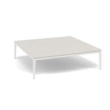 Manutti Zendo Sense Outdoor Coffee Table 96x96cm h:25cm White AF08 Ceramic Speckled Sand 12mm 5K73 