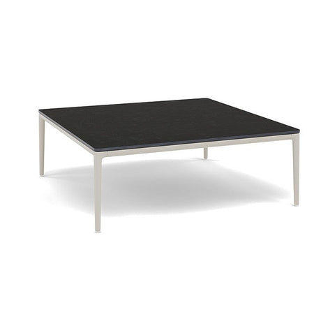 Manutti Zendo Sense Outdoor Coffee Table 96x96cm h:35cm Flint AF13 Ceramic Basalt Black 12mm 5K67 