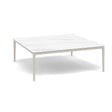 Manutti Zendo Sense Outdoor Coffee Table 96x96cm h:35cm Flint AF13 Ceramic Marble White 12mm 5K58 