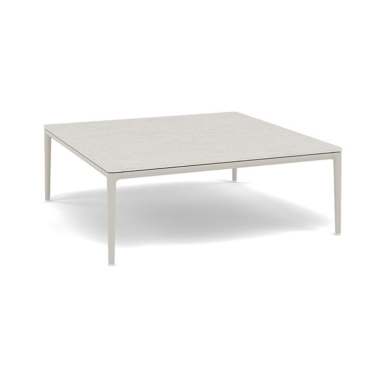 Manutti Zendo Sense Outdoor Coffee Table 96x96cm h:35cm Flint AF13 Ceramic Speckled Sand 12mm 5K73 