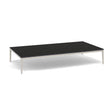 Manutti Zendo Sense Outdoor Side Table 150x80cm h:25cm Flint AF13 Ceramic Basalt Black12mm 5K67 