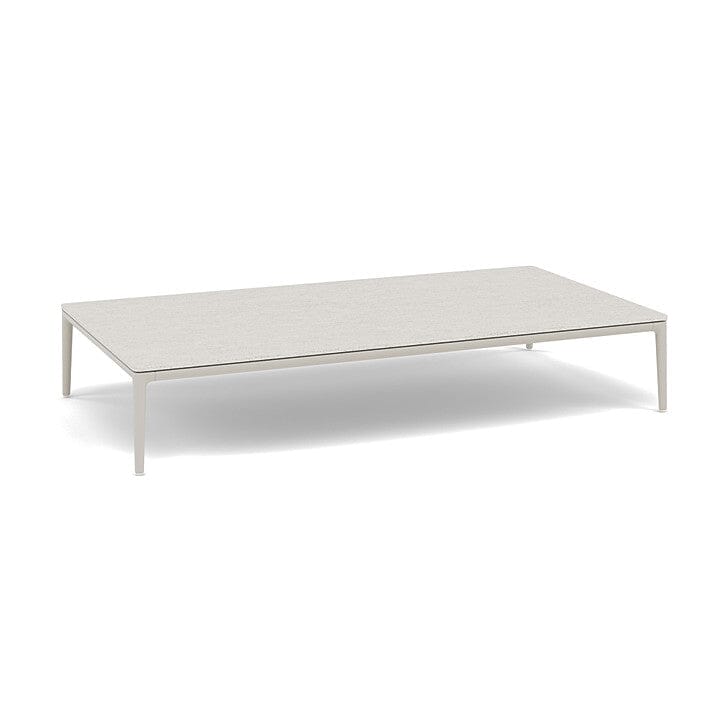 Manutti Zendo Sense Outdoor Side Table 150x80cm h:25cm Flint AF13 Ceramic Speckled Sand 12mm 5K73 