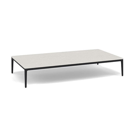 Manutti Zendo Sense Outdoor Side Table 150x80cm h:25cm Lava AF10 Ceramic Speckled Sand 12mm 5K73 