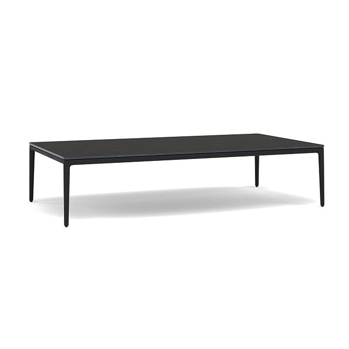 Manutti Zendo Sense Outdoor Side Table 150x80cm h:35cm Lava AF10 Ceramic Basalt Black 12mm 5K67 