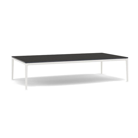 Manutti Zendo Sense Outdoor Side Table 150x80cm h:35cm White AF08 Ceramic Basalt Black 12mm 5K67 