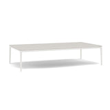 Manutti Zendo Sense Outdoor Side Table 150x80cm h:35cm White AF08 Ceramic Speckled Sand 12mm 5K73 