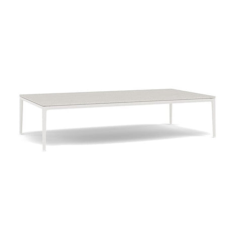 Manutti Zendo Sense Outdoor Side Table 150x80cm h:35cm White AF08 Ceramic Speckled Sand 12mm 5K73 