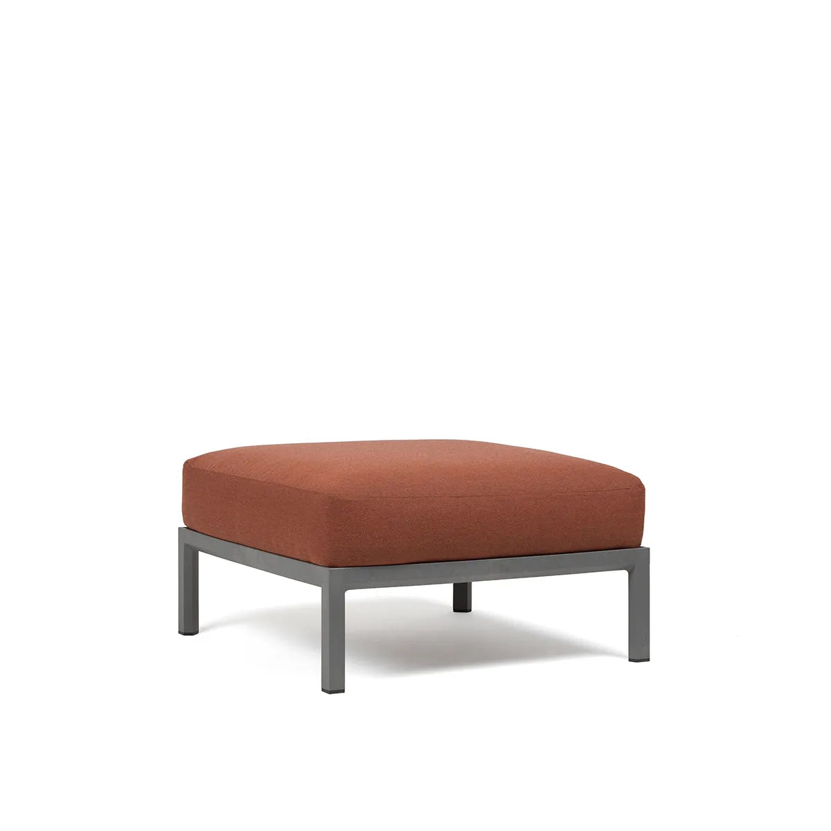 Nardi Maximo Pouf 80x80cm avec coussin Basalto Cannella Sunbrella