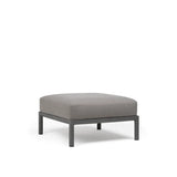 Nardi Maximo Pouf 80x80cm avec coussin Basalto Lava Sunbrella