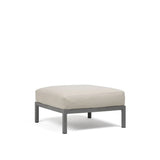 Nardi Maximo Pouf 80x80cm avec coussin Basalto Perla Sunbrella