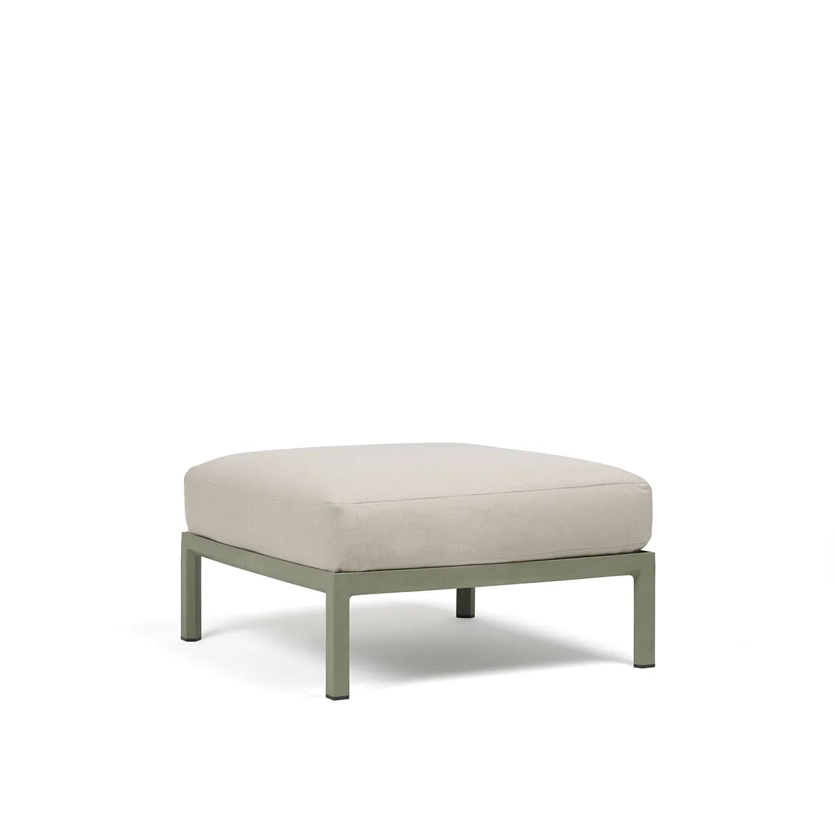Nardi Maximo Pouf 80x80cm avec coussin Cactus Perla Sunbrella