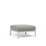 Nardi Maximo Pouf 80x80cm avec coussin Gesso Lava Sunbrella