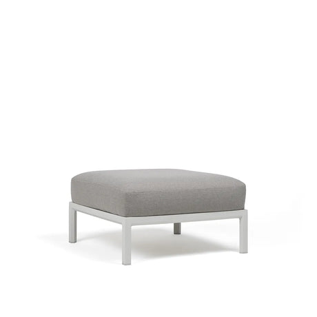 Nardi Maximo Pouf 80x80cm avec coussin Gesso Lava Sunbrella
