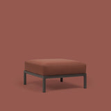 Nardi Maximo Pouf 80x80cm avec coussin Terra Cannella Sunbrella