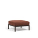 Nardi Maximo Pouf 80x80cm avec coussin Terra Cannella Sunbrella