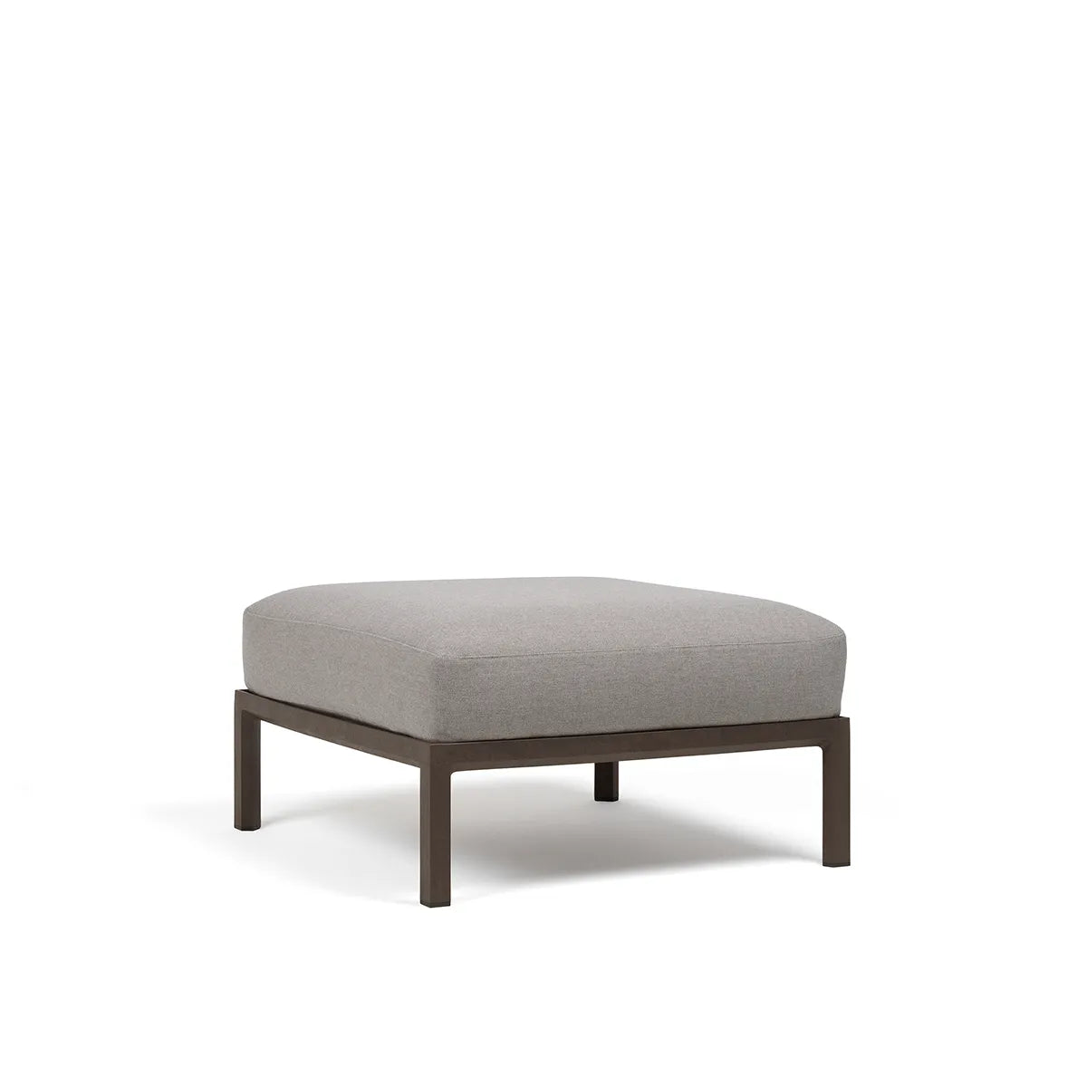 Nardi Maximo Pouf 80x80cm avec coussin Terra Lava Sunbrella