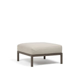 Nardi Maximo Pouf 80x80cm avec coussin Terra Perla Sunbrella