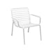 Nardi Doga Relax Fauteuil bas Bianco 