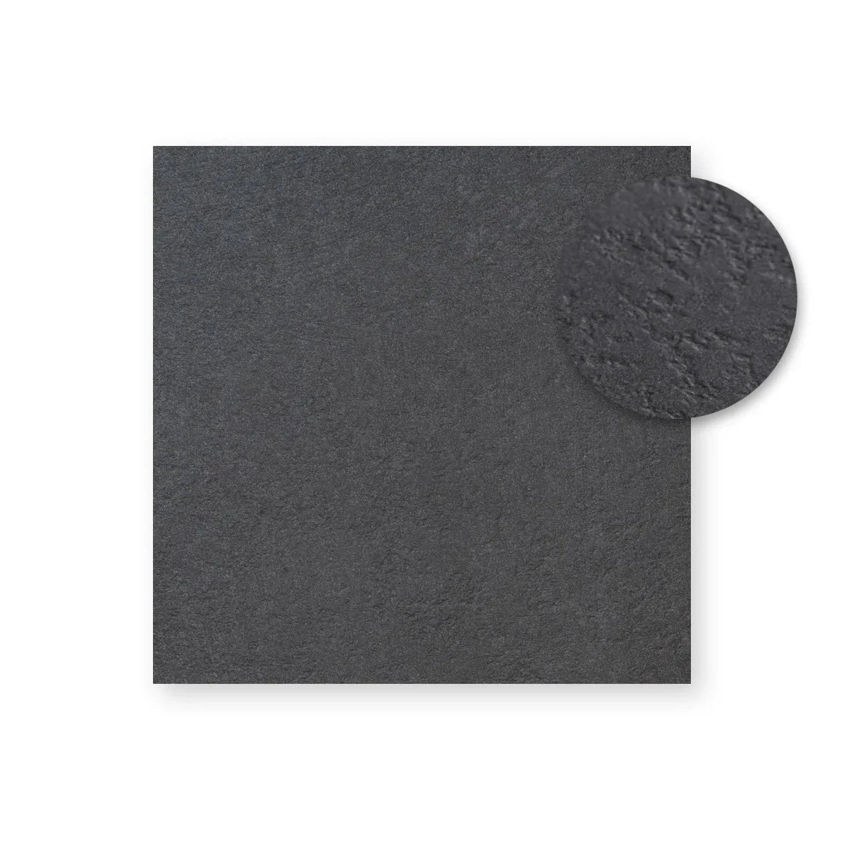 Nardi Laminato Plateau stratifié HPL 80x80cm Antracite Materia 