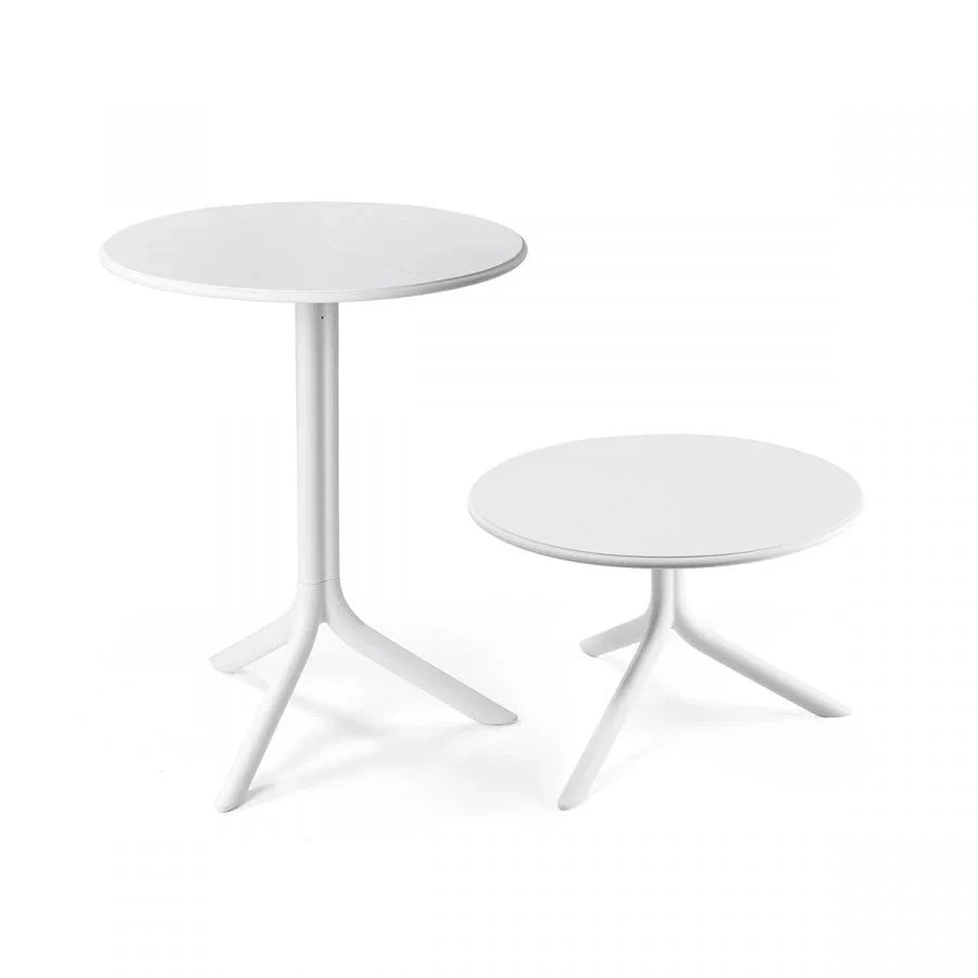 Nardi Spritz Table Ø60.5cm h:40/76.5cm Bianco 