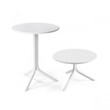 Nardi Spritz Table Ø60.5cm h:40/76.5cm Bianco 