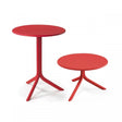 Nardi Spritz Table Ø60.5cm h:40/76.5cm Rosso 