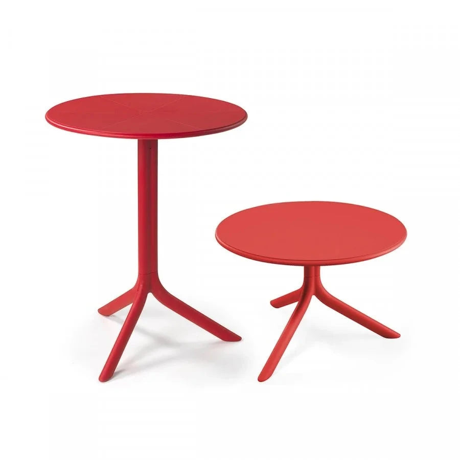 Nardi Spritz Table Ø60.5cm h:40/76.5cm Rosso 