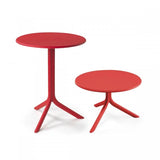 Nardi Spritz Table Ø60.5cm h:40/76.5cm Rosso 