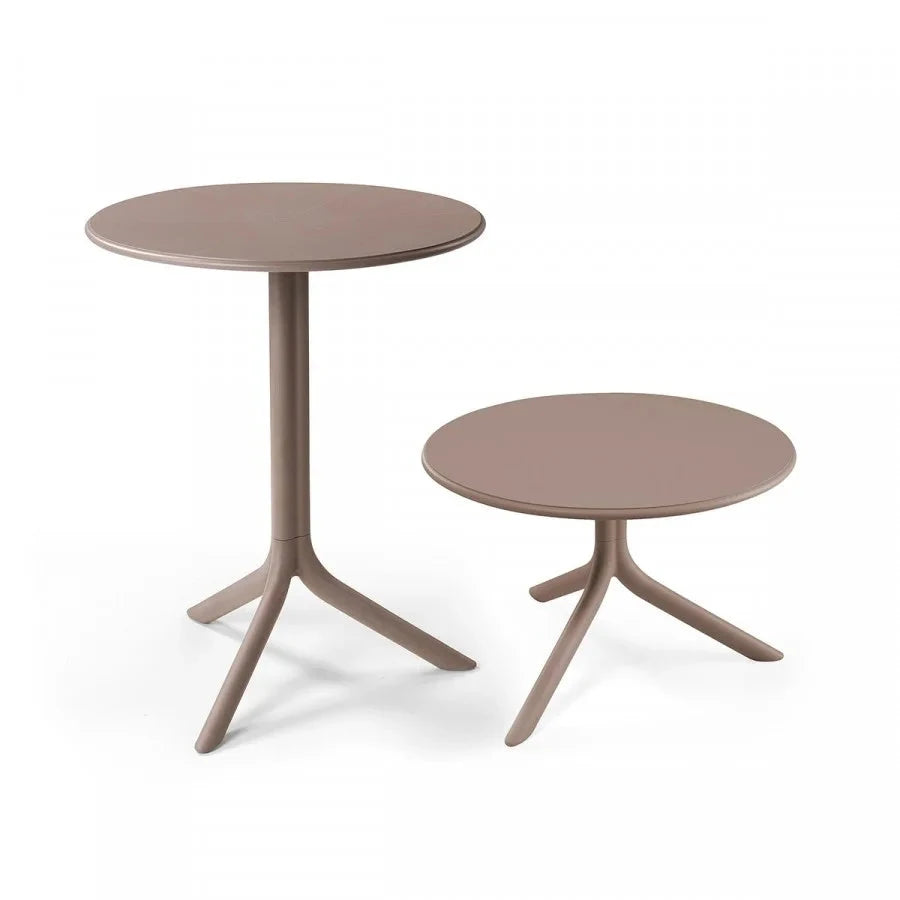 Nardi Spritz Table Ø60.5cm h:40/76.5cm Tortora 