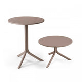 Nardi Spritz Table Ø60.5cm h:40/76.5cm Tortora 