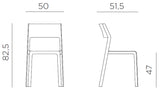 Nardi Trill Bistrot Chaise repas 