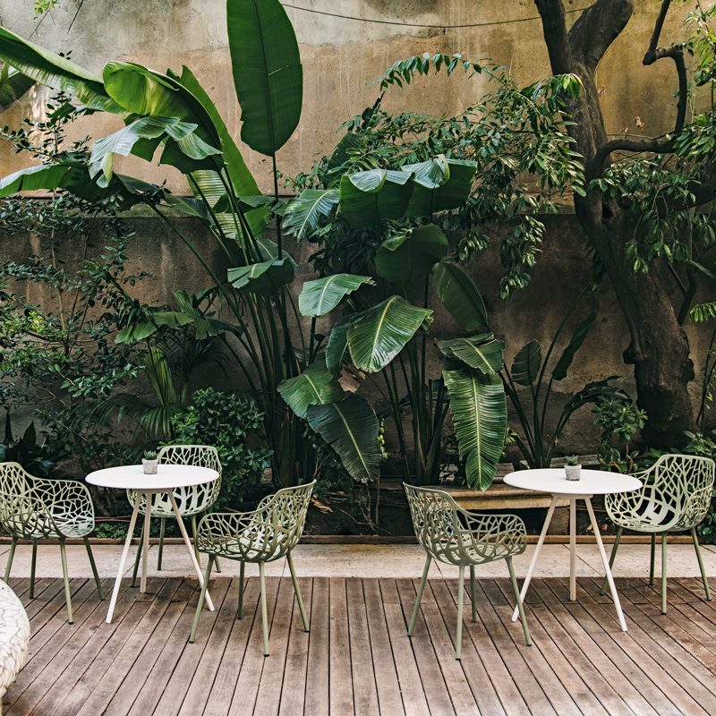 Fast Forest Fauteuil repas avec accoudoirs