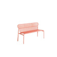 Petite Friture Week-end Banc de jardin Corail 17 